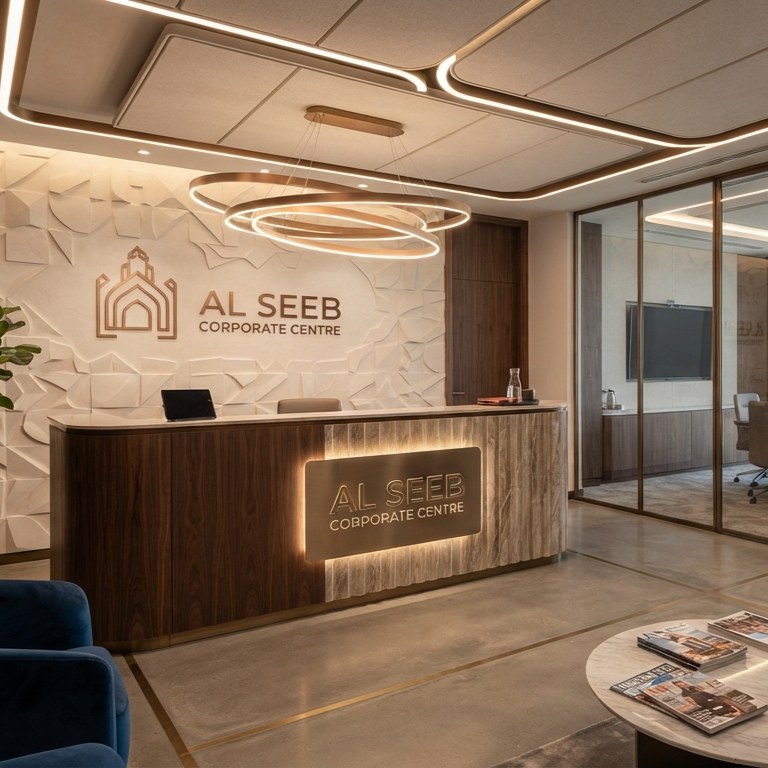 Professional office renovation project in Al Seeb Muscat