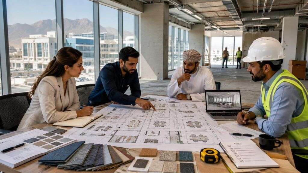 Office fit out checklist for planning a commercial workspace in Oman